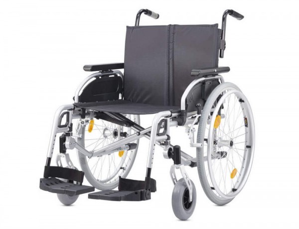 Rollstuhl Pyro light optima XL silber