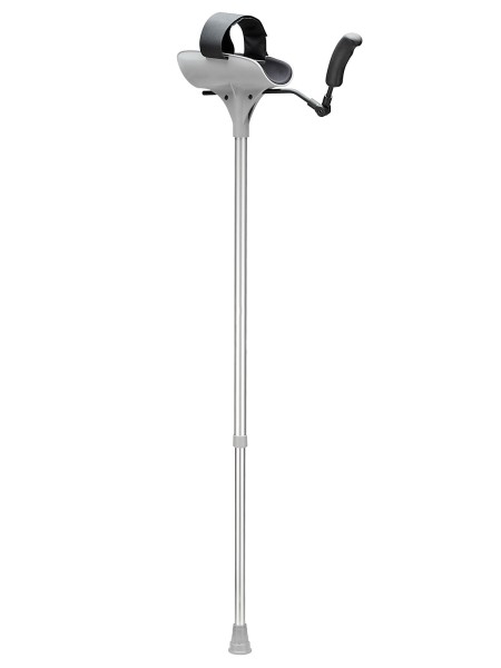 Arthritis-Gehstütze 140 kg - grau/schwarz