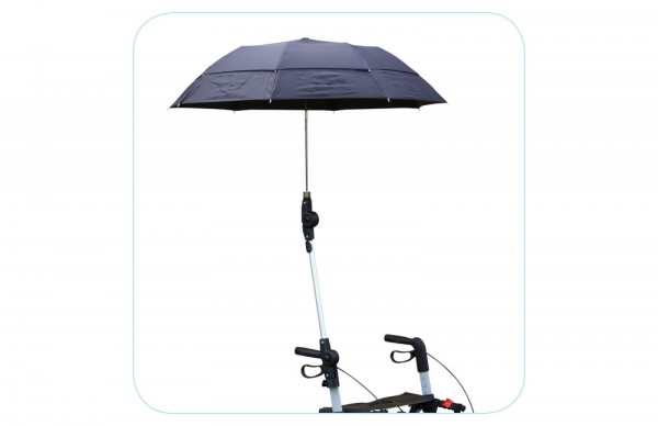 Regenschirm mit Halterung